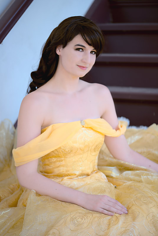 Belle from Beauty and the Beast | Disney princess cosplay, Belle dresses,  Hairstyles theme